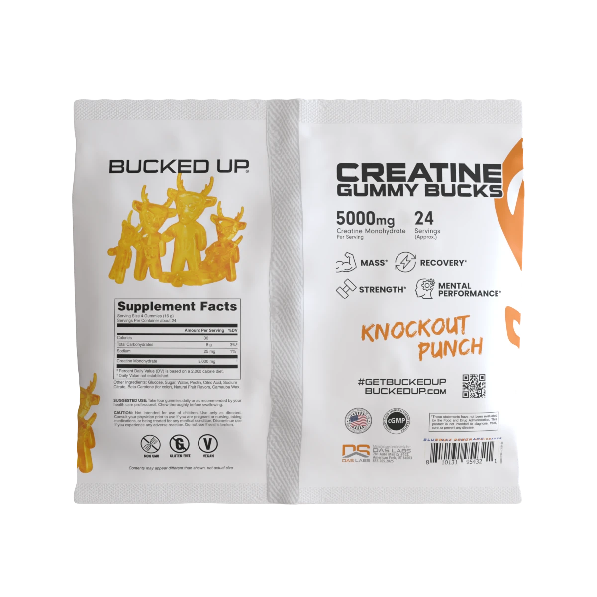 CREATINE GUMMY BUCKS KNOCKOUT PUNCH