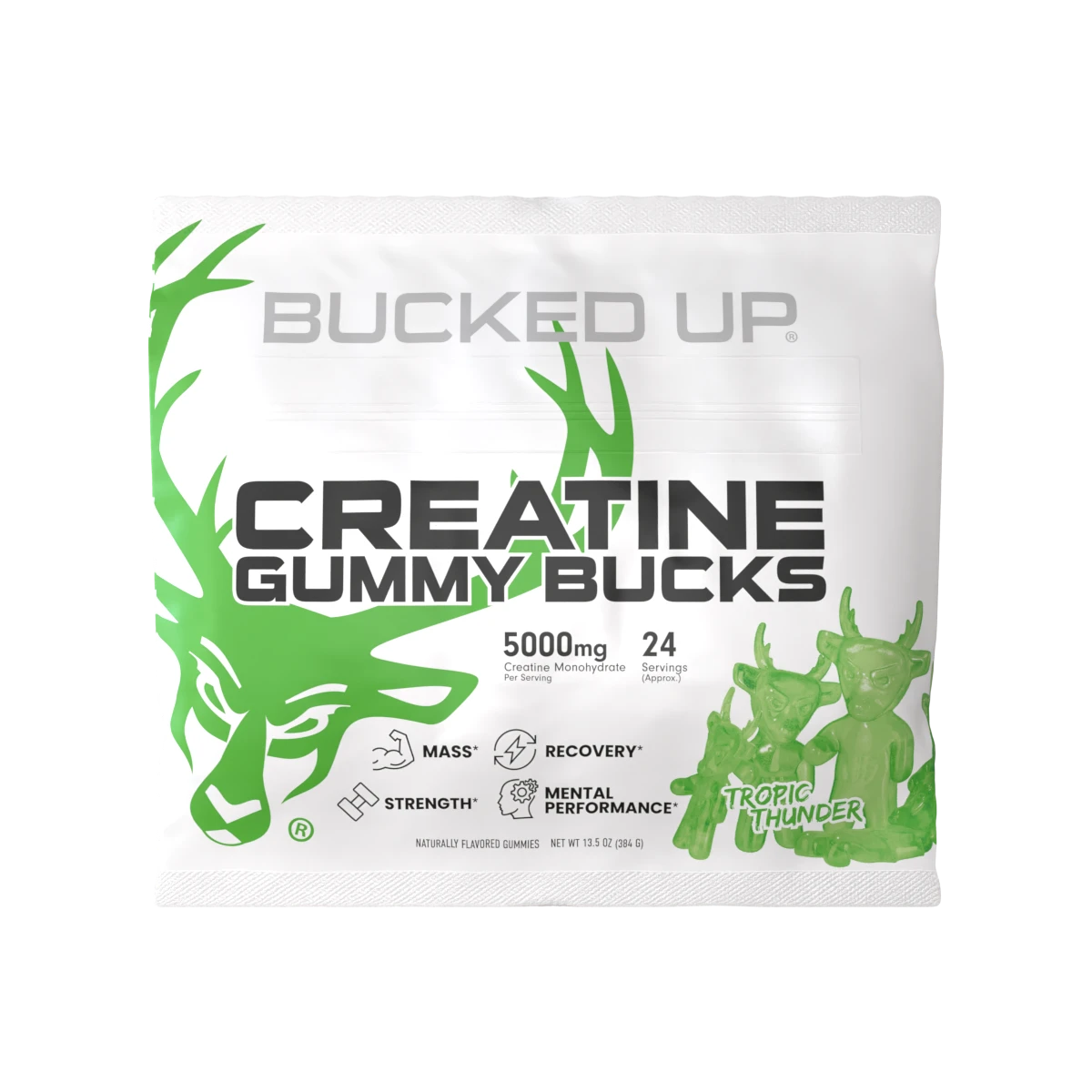 CREATINE GUMMY BUCKS TROPIC THUNDER