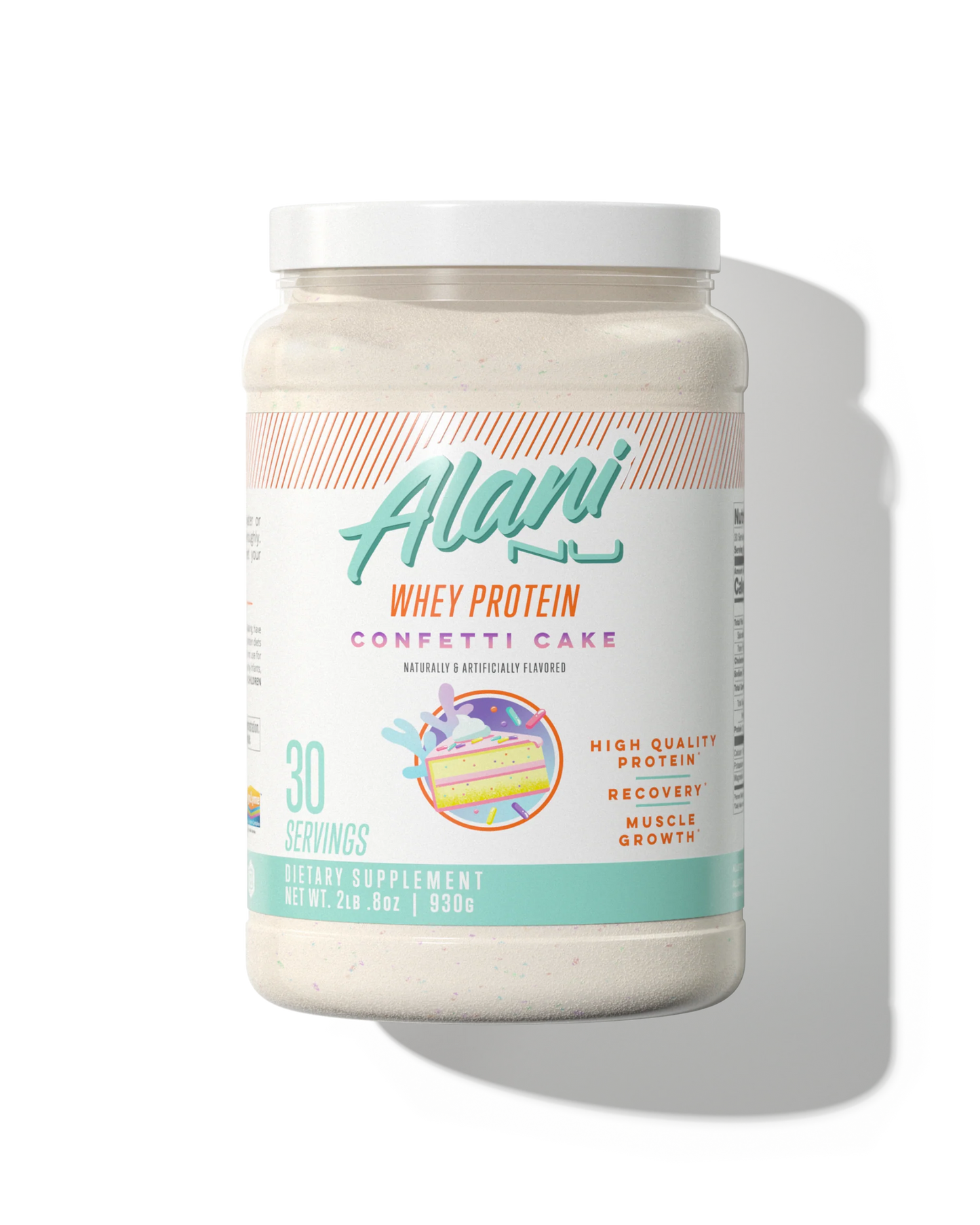 WHEY PROTEIN CONFETTI CAKE