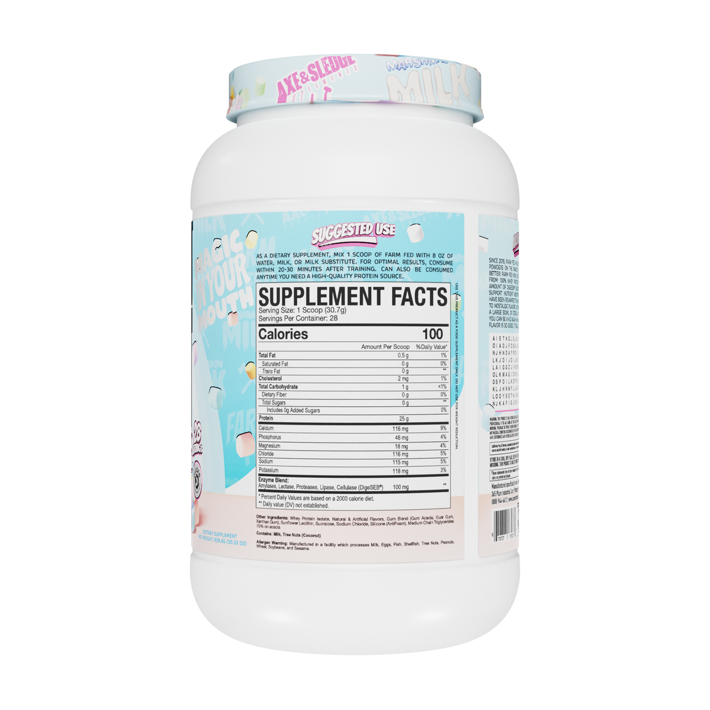 FARM FED MARSHMALLOW MILK
