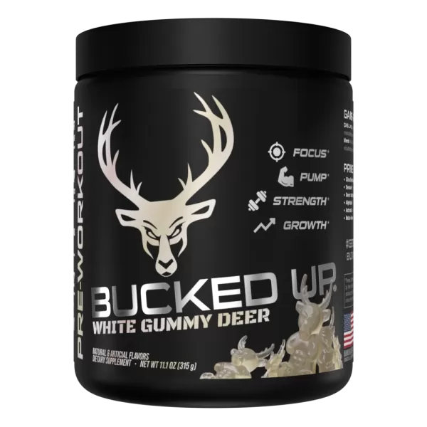 BUCKED UP WHITE GUMMY DEER