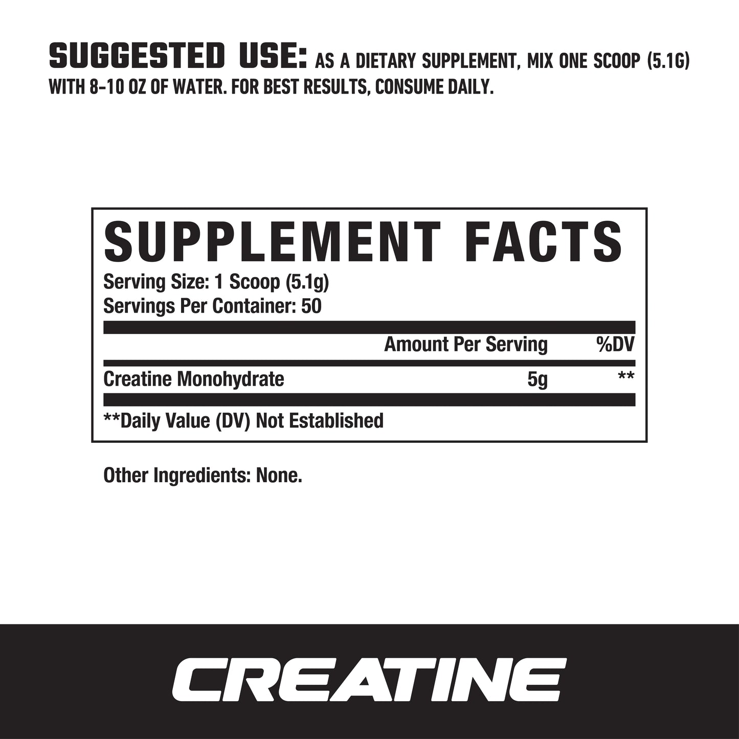 AXE & SLEDGE CREATINE MONOHYDRATE
