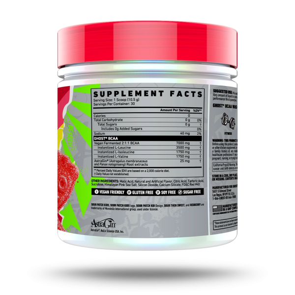 GHOST BCAA SOUR PATCH KIDS REDBERRY