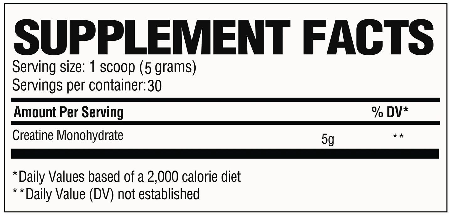 RAW CREATINE
