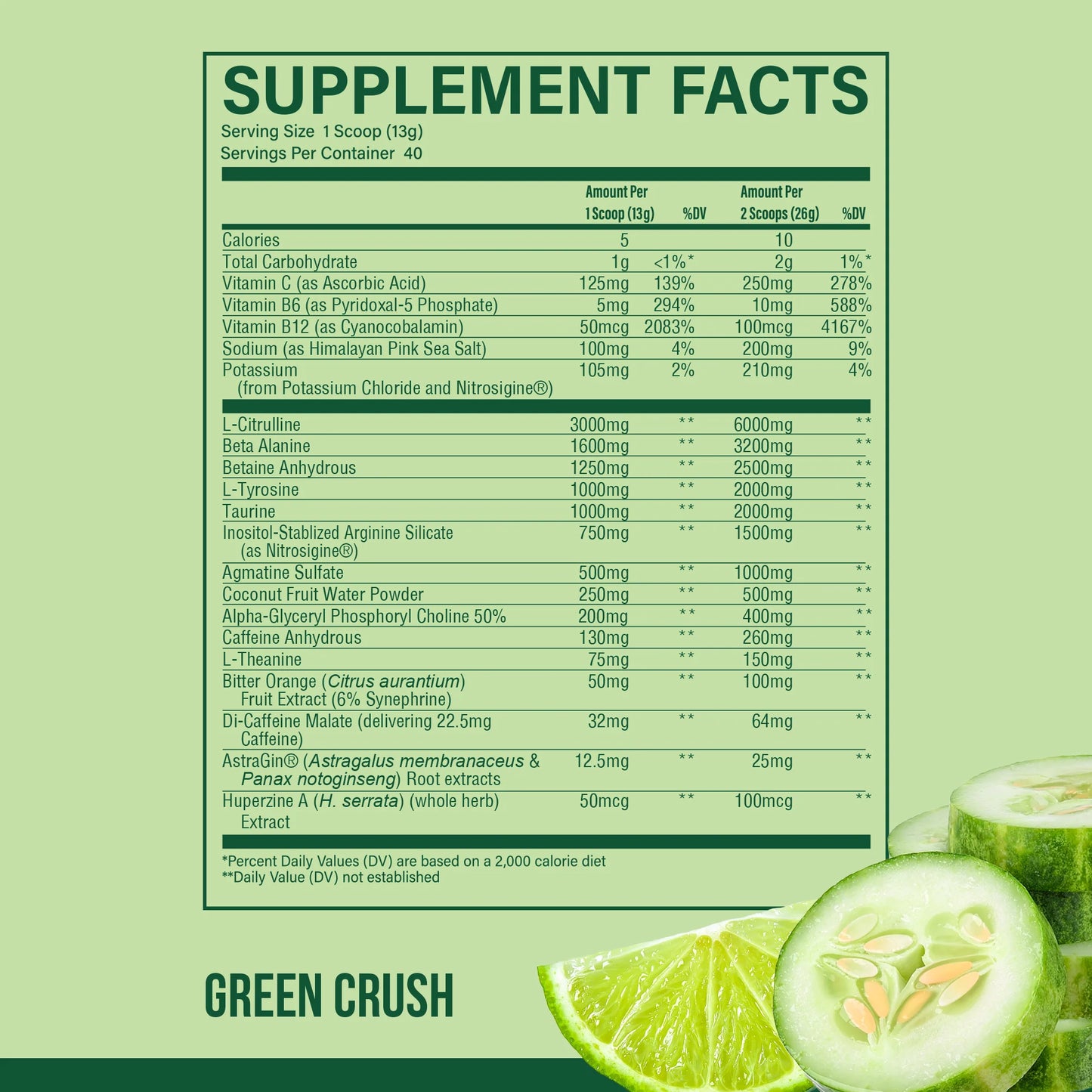 THAVAGE GREEN CRUSH