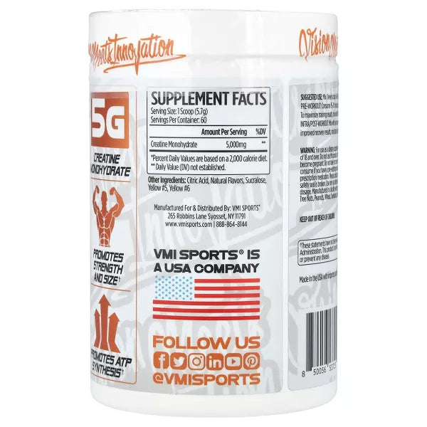 VMI CREATINE MONOHYDRATE PEACH MANGO RINGS