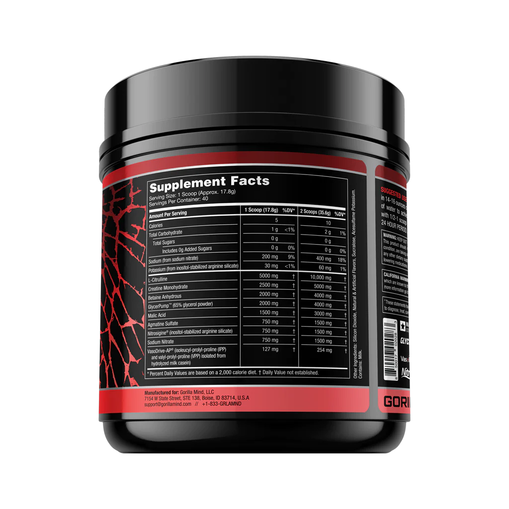 GORILLA MODE NITRIC CHERRY BLACKOUT
