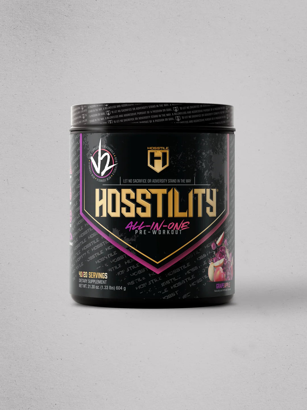 HOSSTILITY V2 ALL IN ONE GRAPE APPLE