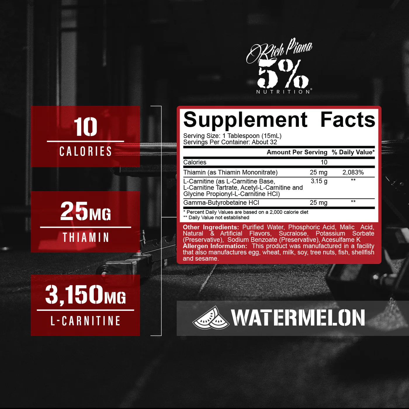 L-CARNITINE 3150 MANDARIN ORANGE