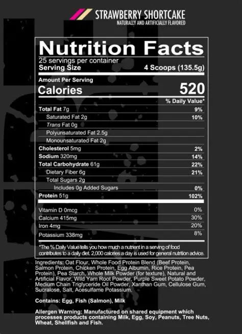 MRE STRAWBERRY SHORTCAKE