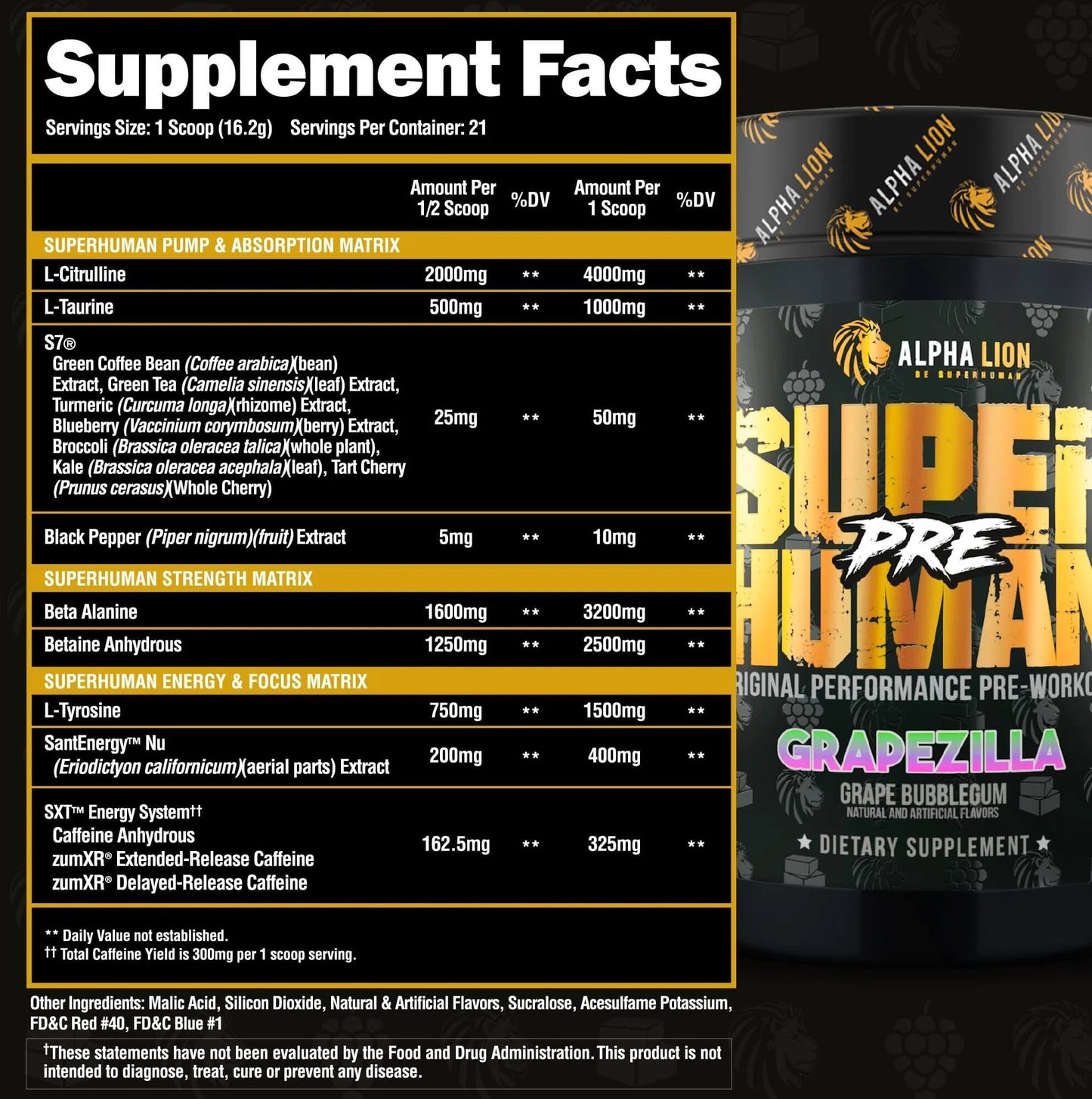 SUPER HUMAN PRE GRAPEZILLA