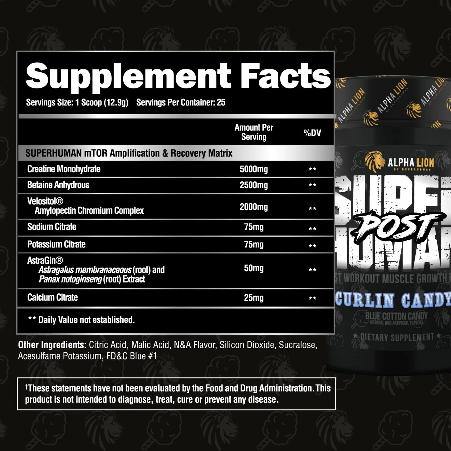 SUPER HUMAN POST CURLIN CANDY