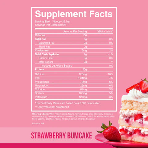 CBUM ITHOLATE PROTEIN STRAWBERRY BUMCAKE