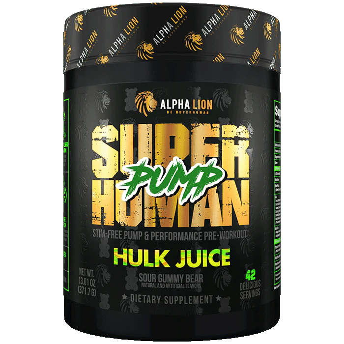 SUPER HUMAN PUMP HULK JUICE