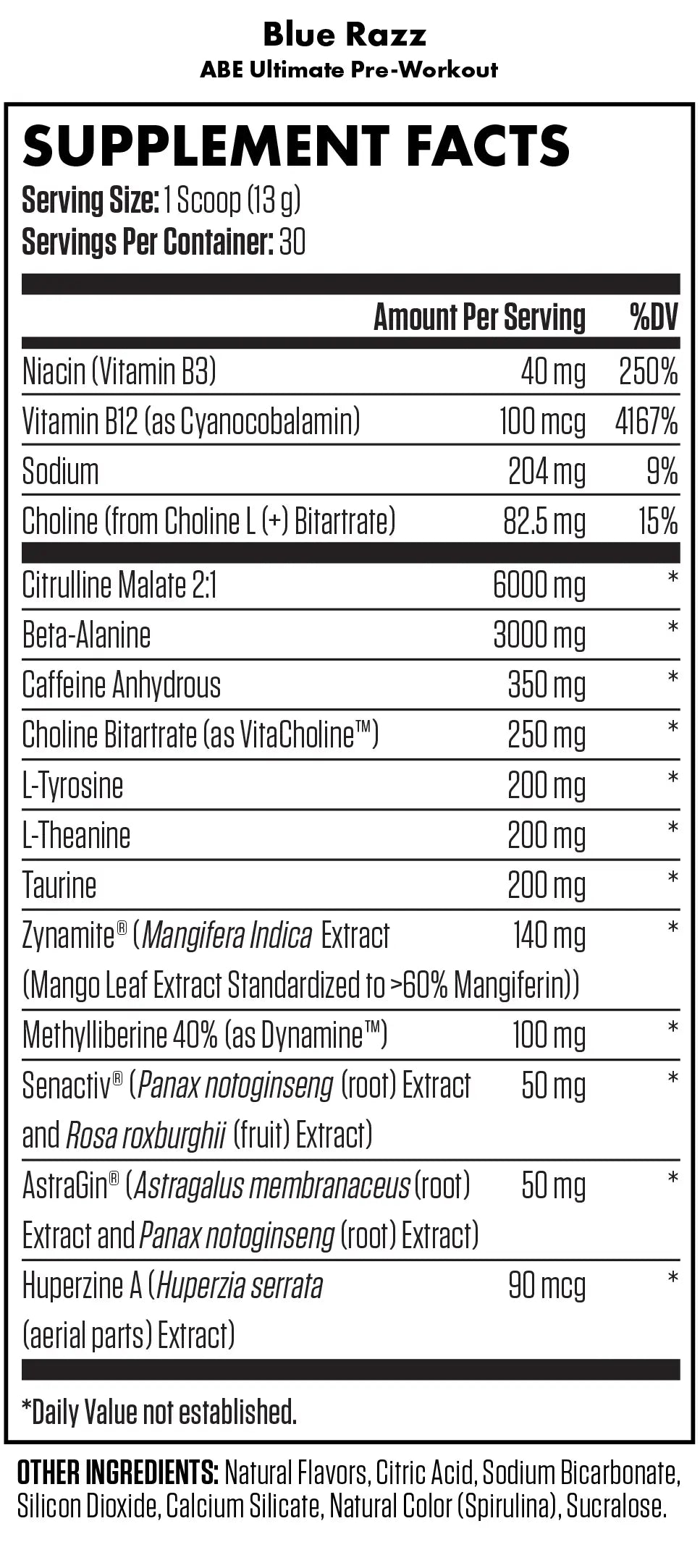 ABE Ultimate Pre-Workout Powder