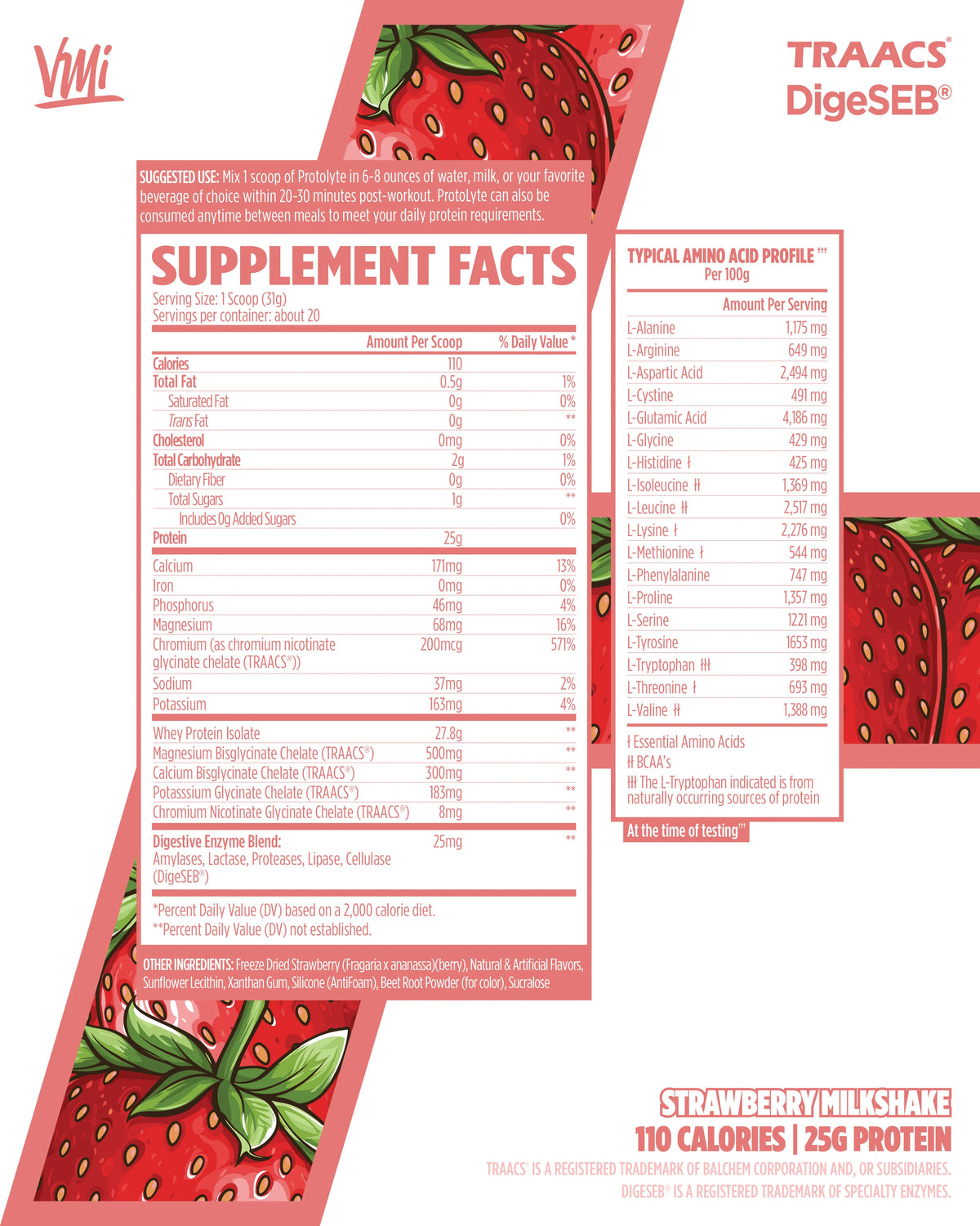 PROTOLYTE STRAWBERRY MILKSHAKE