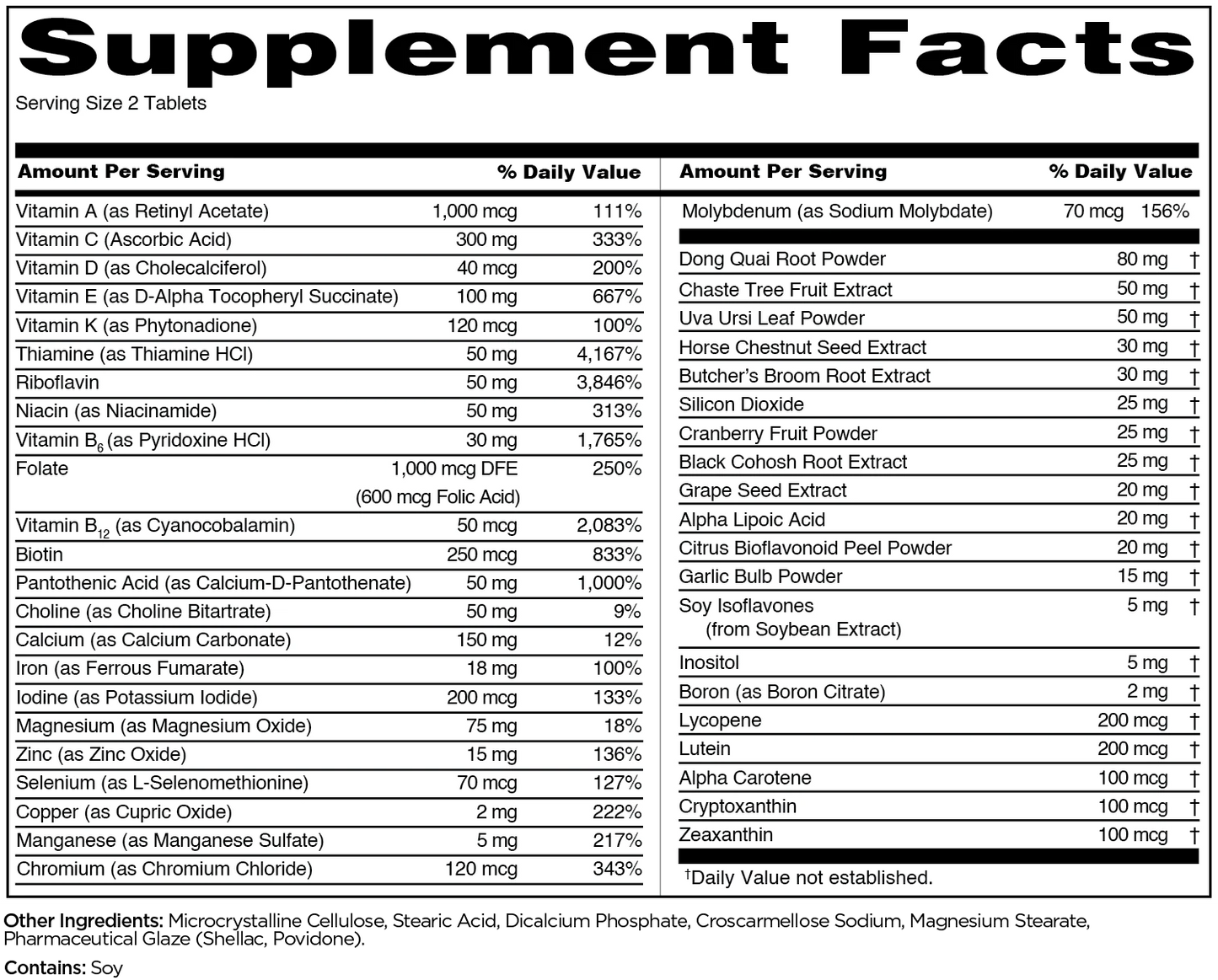 WOMEN'S TRAIN DAILY MULTIVITAMIN