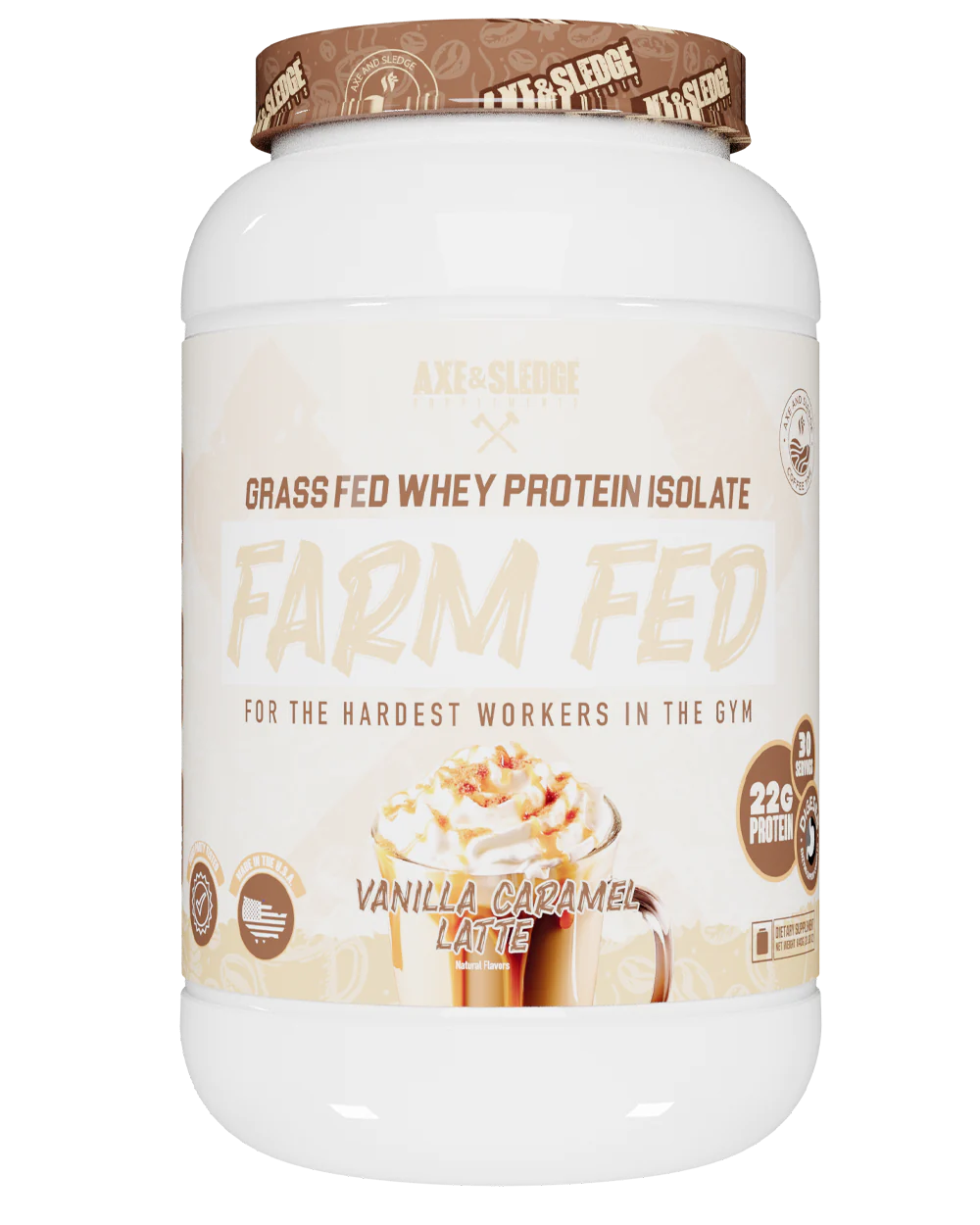 FARM FED VANILLA CARAMEL LATTE