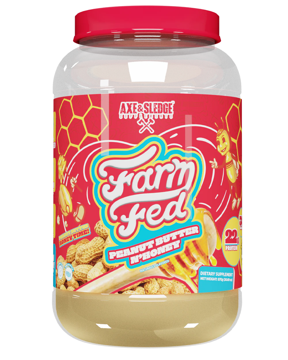 FARM FED PEANUT BUTTER N'HONEY