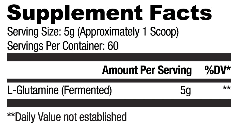FERMENTED L-GLUTAMINE UNFLAVORED