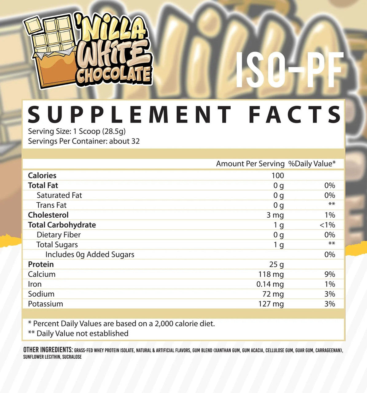 ISO-PF 'NILLA WHITE CHOCOLATE