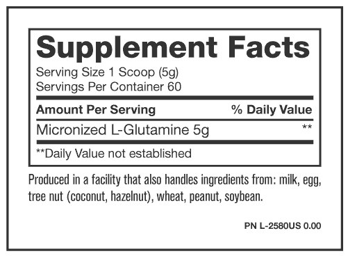MUTANT PREMIUM MICRONIZED L-GLUTAMINE