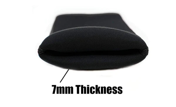 TUFF 7mm Competition Knee Sleeves (All Black)