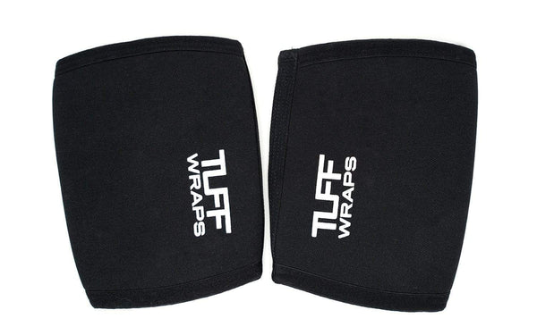 TUFF Elbow Sleeves 5mm All Black (pair)