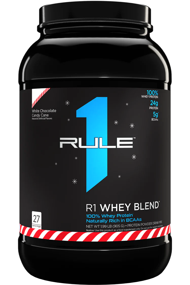 RULE 1 WHEY WHITE CHOCOLATE CANDY CANE