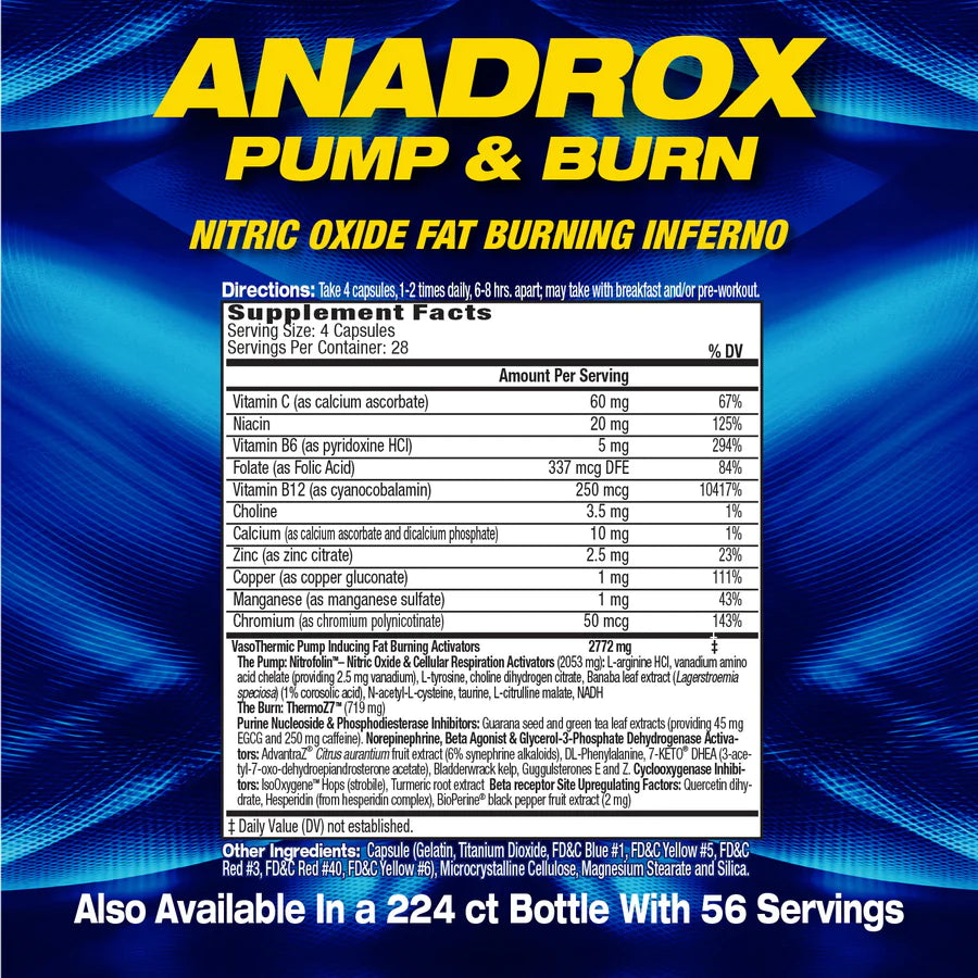ANADROX PUMP & BURN