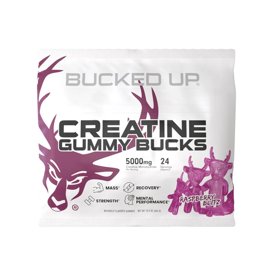 CREATINE GUMMY BUCKS RASPBERRY BLITZ