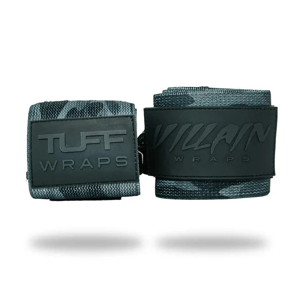 16" Villain Wrist Wraps - BLACK CAMO