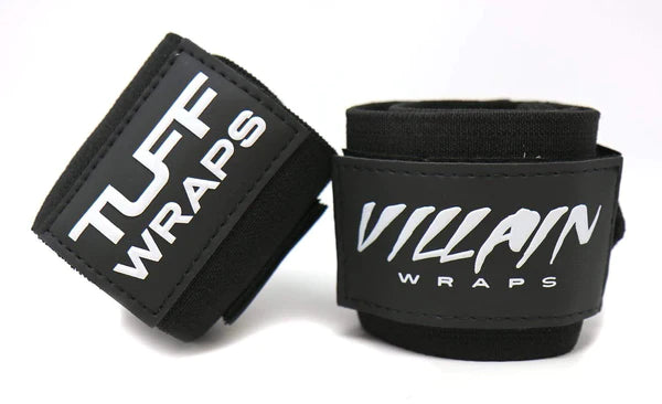 16" Villain "STIFF" Wrist Wraps - All Black