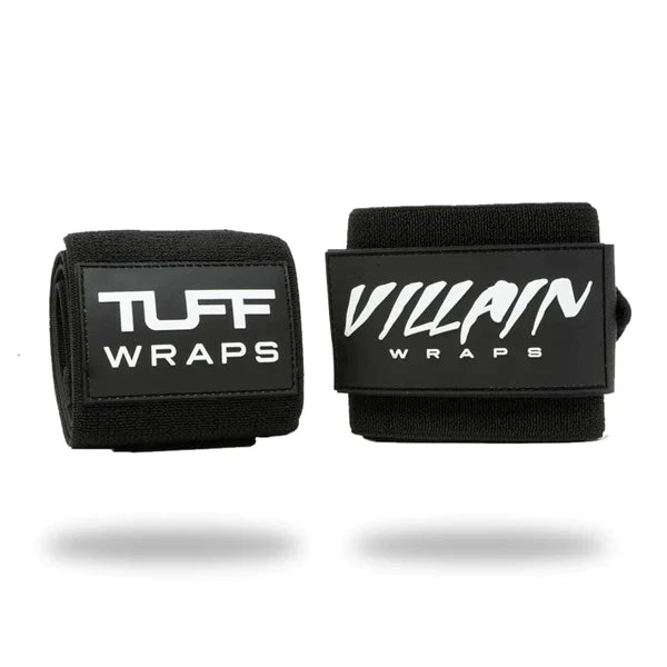 16" Villain "STIFF" Wrist Wraps - All Black