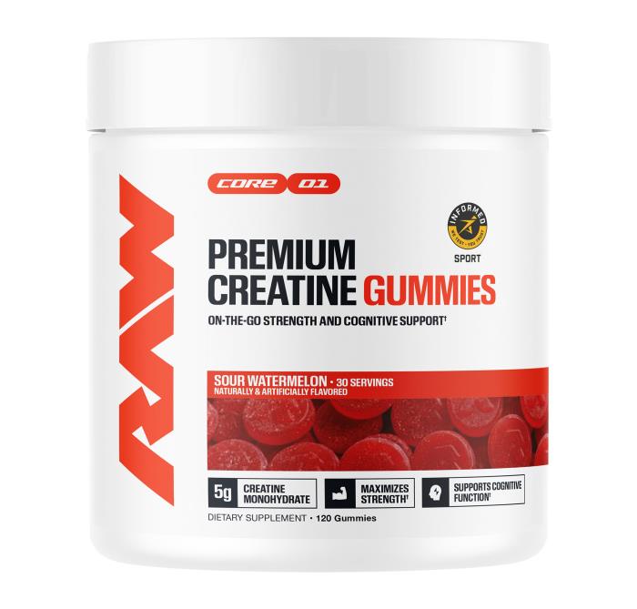 RAW CREATINE GUMMIES SOUR WATERMELON