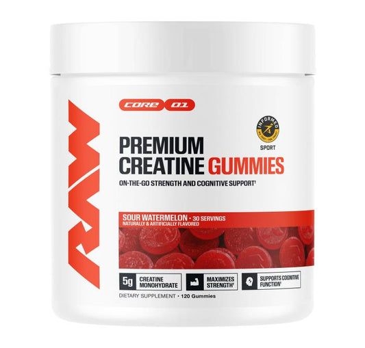 RAW CREATINE GUMMIES SOUR WATERMELON