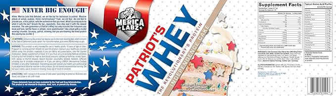 PATRIOT'S WHEY INDEPENDENCE CAKE
