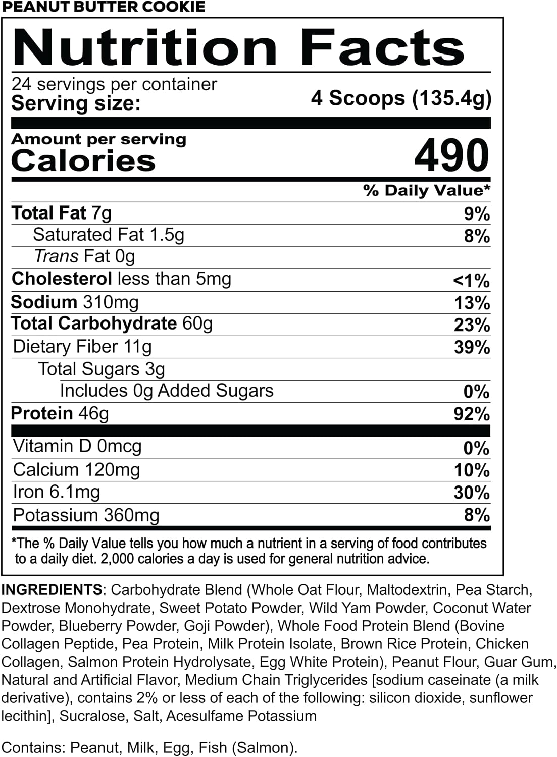 MRE PEANUT BUTTER COOKIE