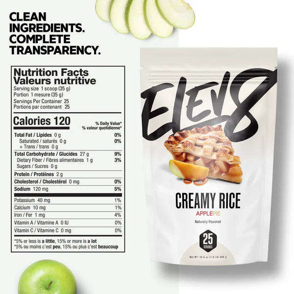 ELEV8 CREAMY RICE APPLE PIE