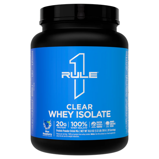 RULE1 CLEAR WHEY ISOLATE BLUE RASPBERRY