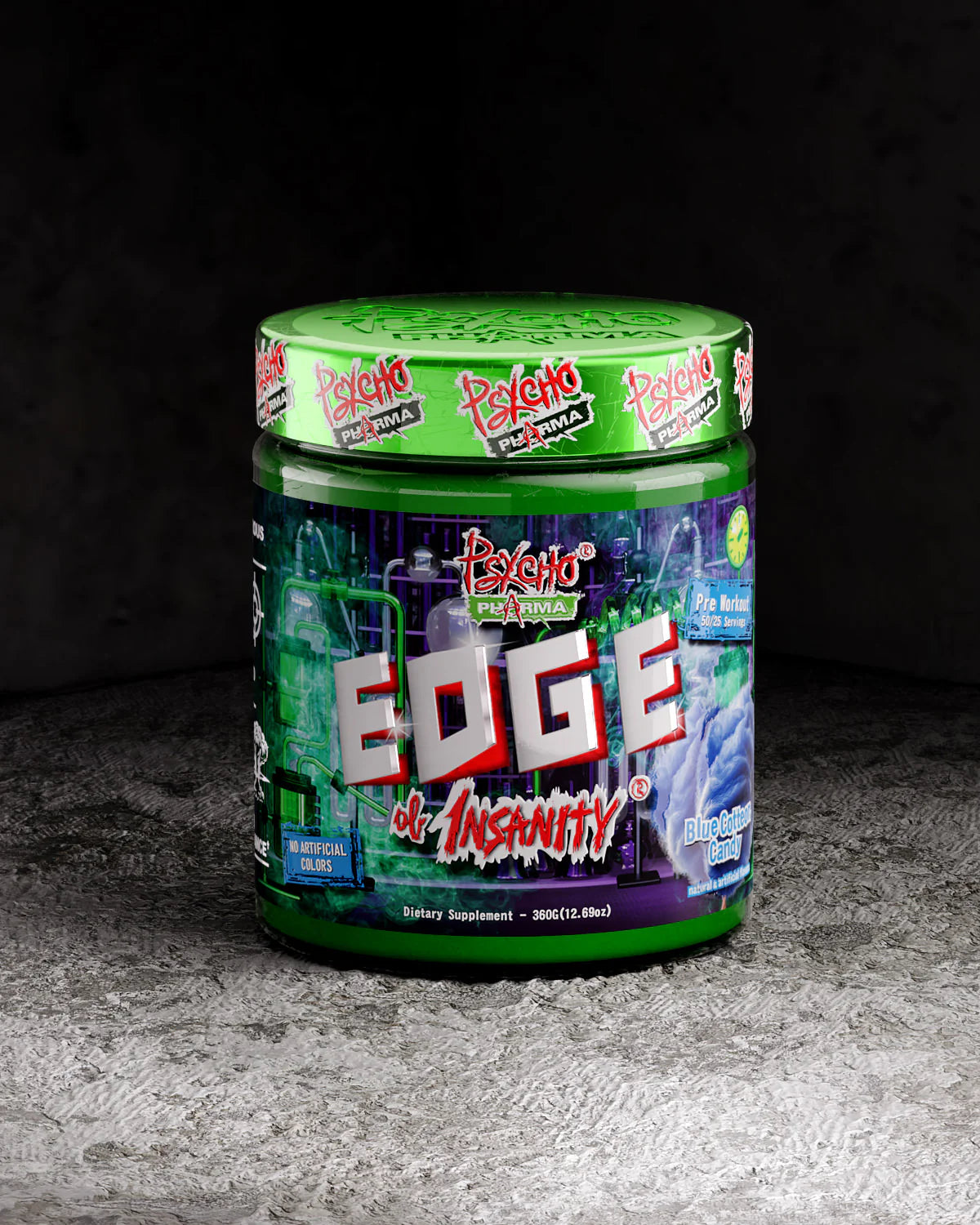 EDGE OF INSANITY BLUE COTTON CANDY