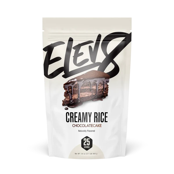 ELEV 8 CREAMY RICE CHOCOLATE CAKE