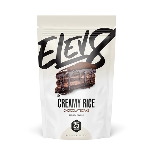 ELEV 8 CREAMY RICE CHOCOLATE CAKE