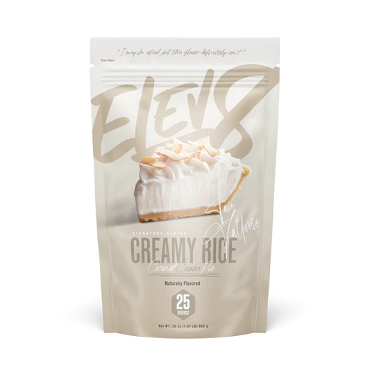 ELEV8 CREAMY RICE COCONUT CREAM PIE