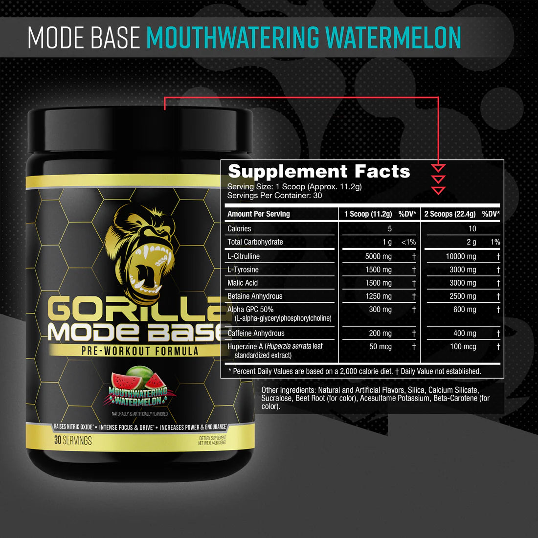 GORILLA MODE BASE MOUTHWATERING WATERMELON