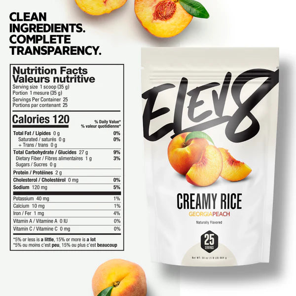 ELEV8 CREAMY RICE GEORGIA PEACH