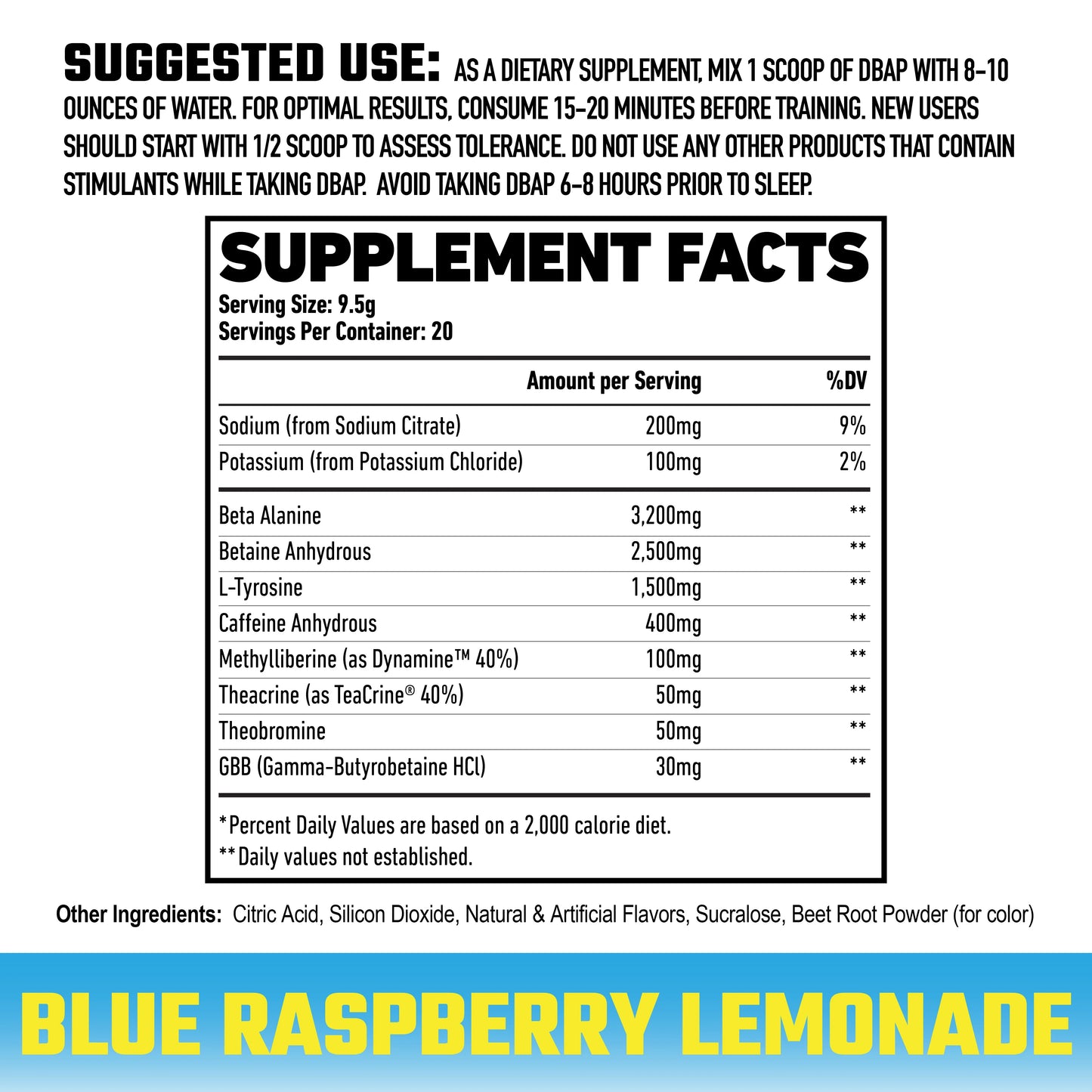 DBAP BLUE RASPBERRY LEMONADE