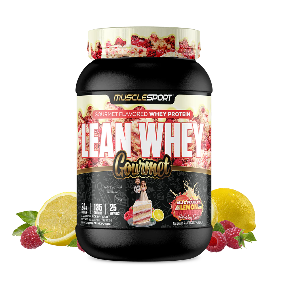 LEAN WHEY GOURMET ALLI & FRANKY'S LEMON RASPBERRY WEDDING CAKE