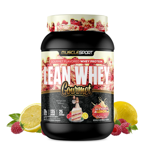 LEAN WHEY GOURMET ALLI & FRANKY'S LEMON RASPBERRY WEDDING CAKE