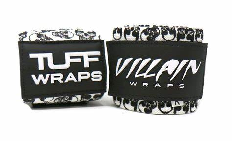 16" Villain Wrist Wraps - Skulls